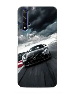 Чехол для Huawei Honor 20 с картинкой «Гоночный Mercedes AMG»