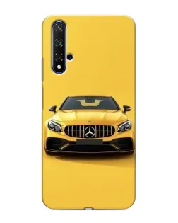 Чехол для Huawei Honor 20 с картинкой «Желтый Mercedes GT»
