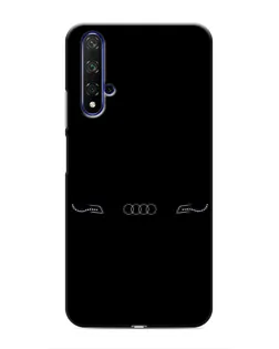 Чехол для Huawei Honor 20 с картинкой «Audi — световой подпись» Чехол для Huawei Honor 20 с картинкой «Audi — световой подпись»