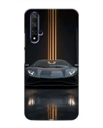 Чохол для Huawei Honor 20 з картинкою «Lamborghini золоті лінії»