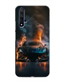 Чохол для Huawei Honor 20 з картинкою «Lamborghini димна естетика»