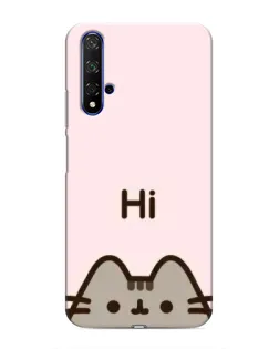Чохол для Huawei Honor 20 з картинкою «Пушин каже Hi»