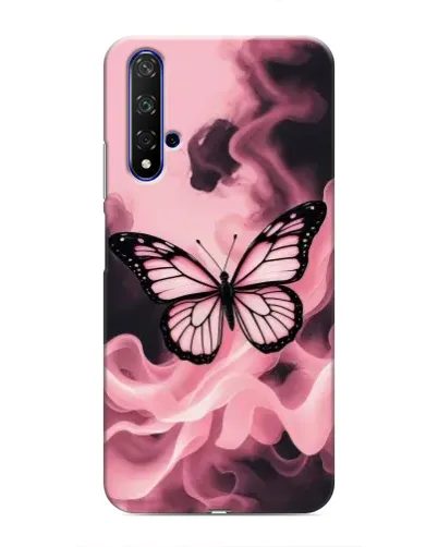Чохол для Huawei Honor 20 з картинкою «Метелик у диму» Чохол для Huawei Honor 20 з картинкою «Метелик у диму»