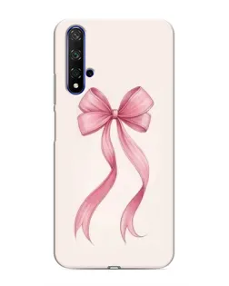 Чехол для Huawei Honor 20 с картинкой «Розовый бант»