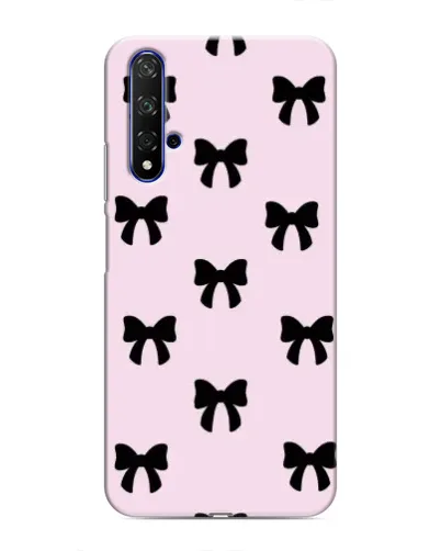Чохол для Huawei Honor 20 з картинкою «Чорні банти Coquette» Чохол для Huawei Honor 20 з картинкою «Чорні банти Coquette»