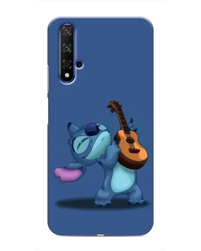 Чехол для Huawei Honor 20 с картинкой «Стич с укулеле»