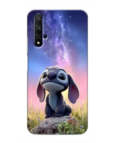 Чехол для Huawei Honor 20 с картинкой «Стич на рассвете»