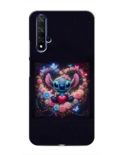 Чехол для Huawei Honor 20 с картинкой «Stitch в цветах» Чехол для Huawei Honor 20 с картинкой «Stitch в цветах»