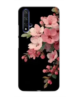 Чохол для Huawei Honor 20 з картинкою «Рожева гілка сакури»