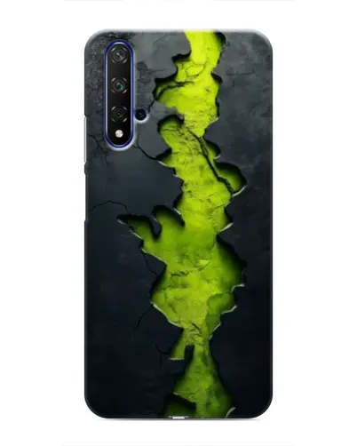 Чохол для Huawei Honor 20 з картинкою «Салатовий розлом скелі»