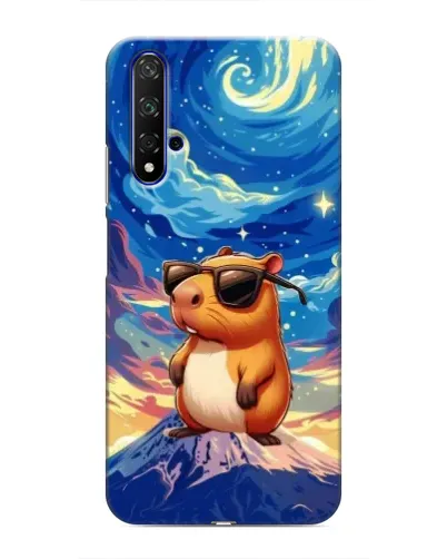 Чехол для Huawei Honor 20 с картинкой «Капибара Ван Гога»