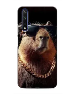 Чехол для Huawei Honor 20 с картинкой «Капибара золотая цепь» Чехол для Huawei Honor 20 с картинкой «Капибара золотая цепь»