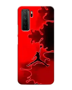 Чохол для Honor 30s з картинкою «Jordan Red Smoke»