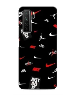 Чохол для Honor 30s з картинкою «Nike Mix Pattern»