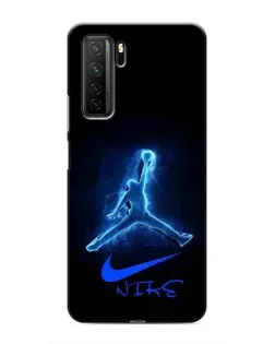 Чохол для Honor 30s з картинкою «Jordan Neon Blue»