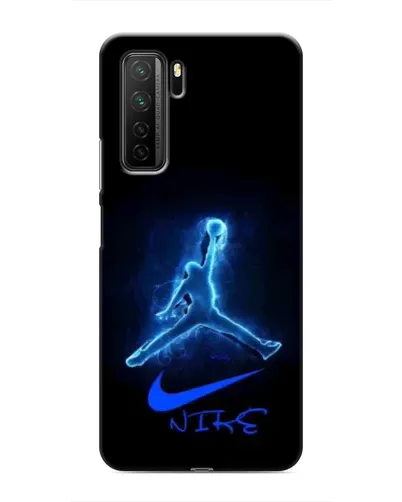 Чохол для Honor 30s з картинкою «Jordan Neon Blue»
