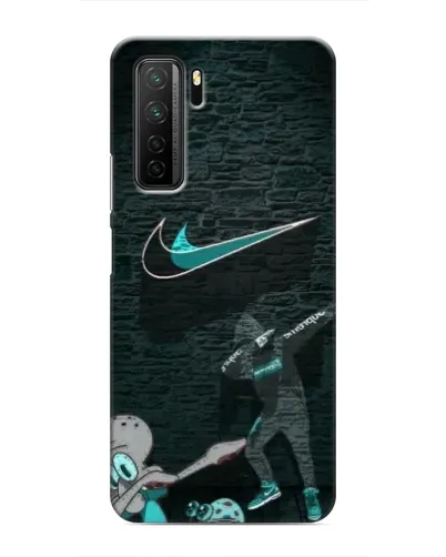 Чехол для Honor 30s с картинкой «Спортивный арт Nike»