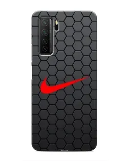 Чохол для Honor 30s з картинкою «Nike — карбонова сітка» Чохол для Honor 30s з картинкою «Nike — карбонова сітка»