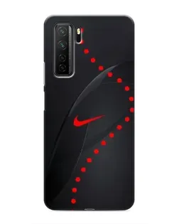 Чехол для Honor 30s с картинкой «Абстрактный дизайн Nike»