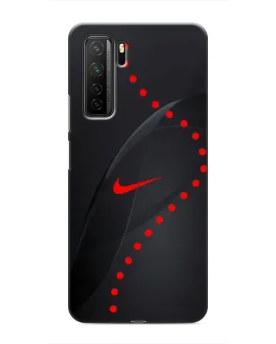 Чехол для Honor 30s с картинкой «Абстрактный дизайн Nike»