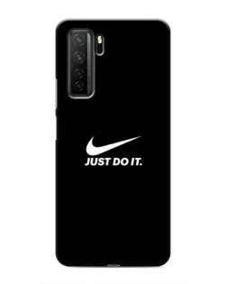 Чехол для Honor 30s с картинкой «Минимализм от Nike»