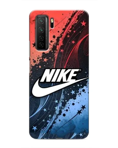 Чехол для Honor 30s с картинкой «Градиентный принт Найк»