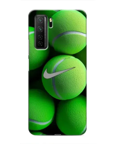 Чехол для Honor 30s с картинкой «Теннисные мячи Найк»