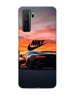 Чехол для Honor 30s с картинкой «Nike и суперкар»