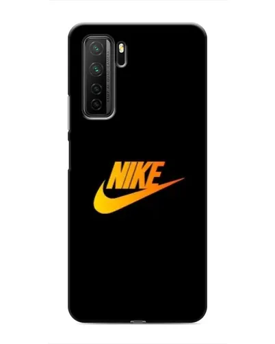 Чехол для Honor 30s с картинкой «Золотой логотип Nike»