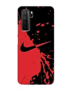Чехол для Honor 30s с картинкой «Красные брызги Nike» Чехол для Honor 30s с картинкой «Красные брызги Nike»