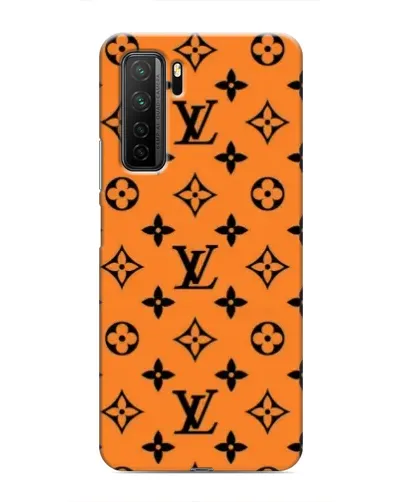Чехол для Honor 30s с картинкой «Оранжевый стиль LV»