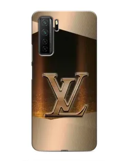 Чехол для Honor 30s с картинкой «LV — золотое сияние»