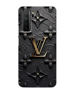Чехол для Honor 30s с картинкой «Кожаная текстура LV»