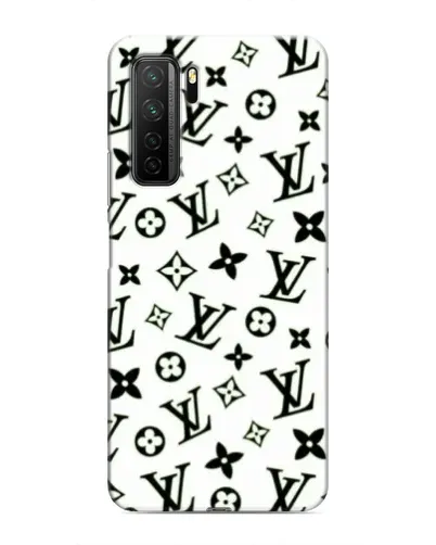 Чехол для Honor 30s с картинкой «Монохромный хаос LV»
