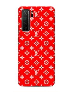 Чехол для Honor 30s с картинкой «Яркий паттерн LV»