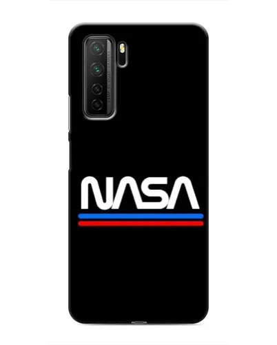 Чехол для Honor 30s с картинкой «NASA — классика Red Blue»