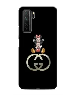 Чехол для Honor 30s с картинкой «Минни Маус на лого»