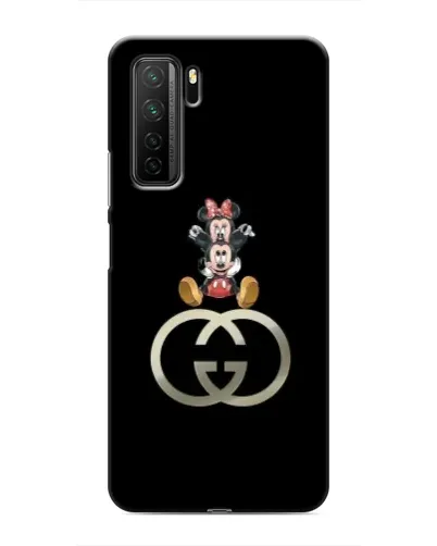 Чехол для Honor 30s с картинкой «Минни Маус на лого»