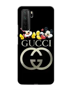 Чехол для Honor 30s с картинкой «Gucci — герои Disney»