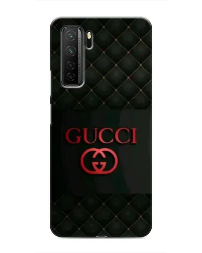 Чехол для Honor 30s с картинкой «Gucci — стеганый черный»