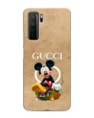 Чехол для Honor 30s с картинкой «Микки Маус Gucci — крафт»