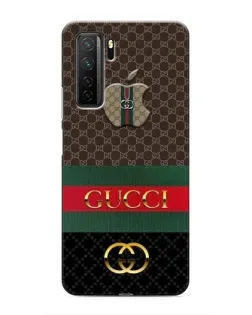 Чехол для Honor 30s с картинкой «Gucci — брендированный десерт»