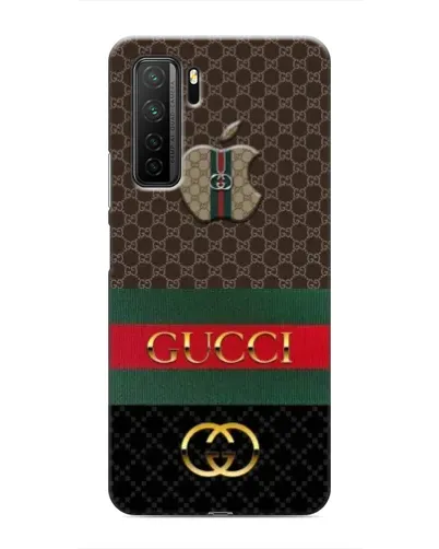 Чехол для Honor 30s с картинкой «Gucci — брендированный десерт»