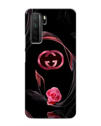 Чехол для Honor 30s с картинкой «Gucci — неоновая роза»