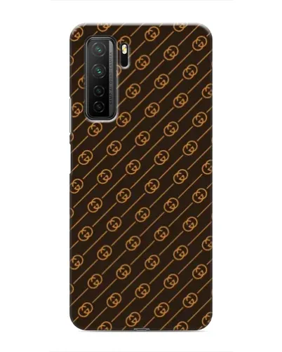 Чехол для Honor 30s с картинкой «Gucci — золотые диагонали»