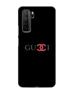 Чехол для Honor 30s с картинкой «Gucci — красный градиент»