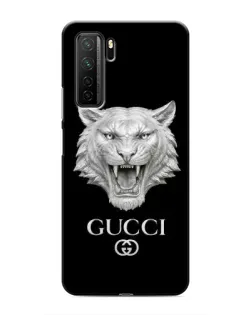Чехол для Honor 30s с картинкой «Gucci — серебряный лев»