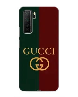 Чехол для Honor 30s с картинкой «Gucci — темно-зеленый градиент»