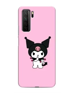 Чехол для Honor 30s с картинкой «Kuromi — розовая нежность»