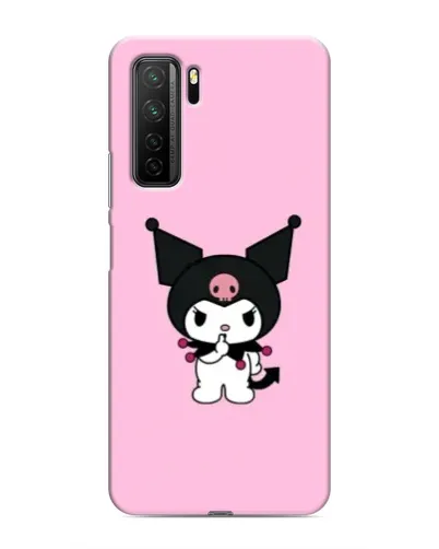 Чехол для Honor 30s с картинкой «Kuromi — розовая нежность»